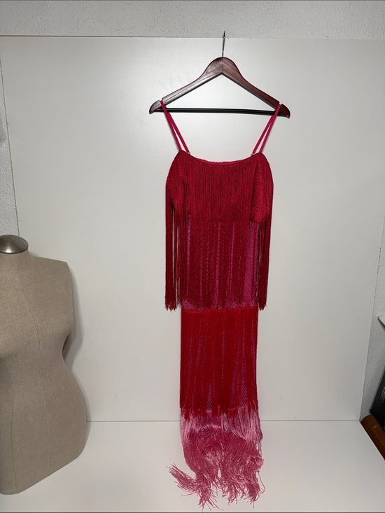 Anthropologie Dresses & Skirts - Anthropologie Let me Be Tiered Fringe Ombré Dress